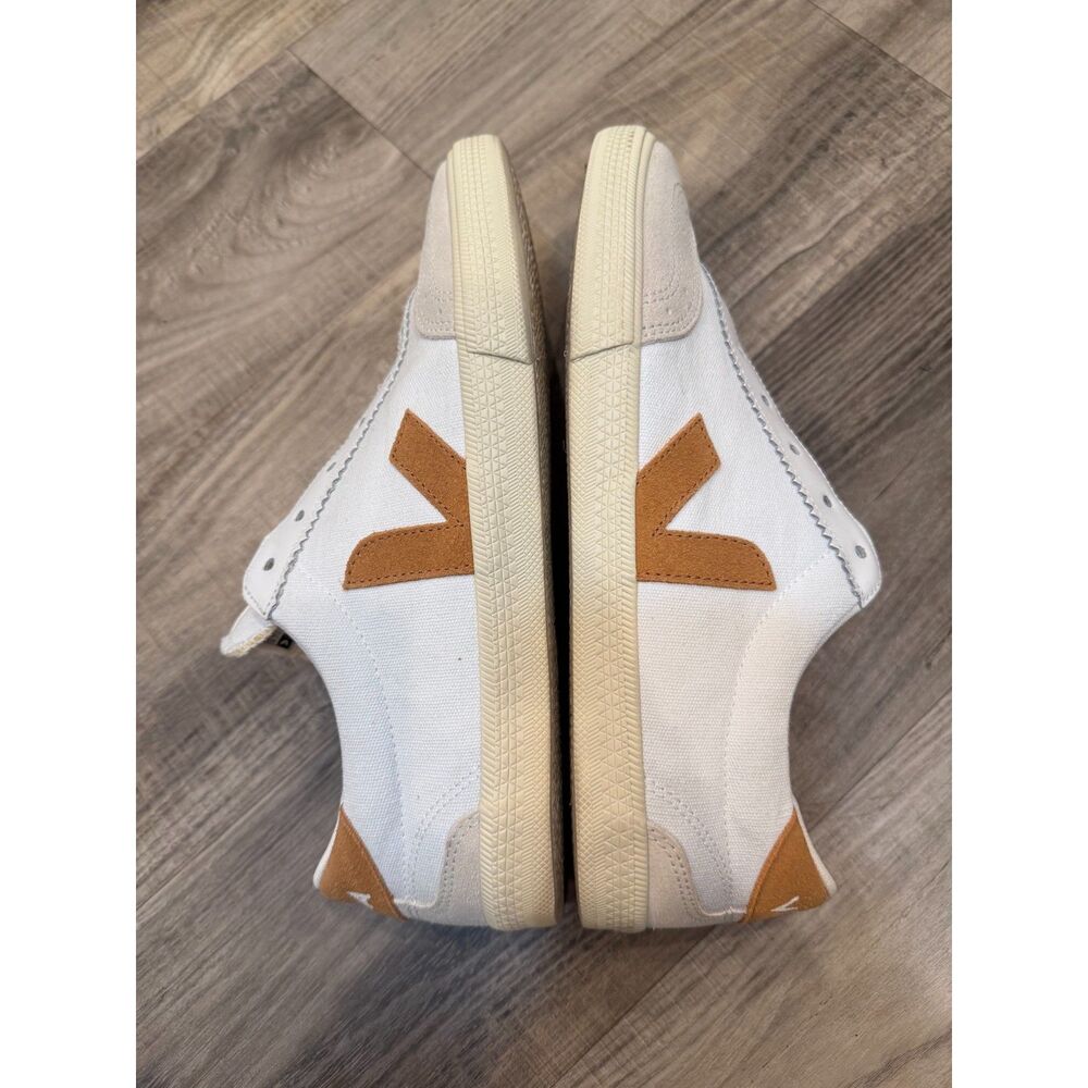 Veja Volley Canvas White Umber M8/ W10 - Picture 6 of 7